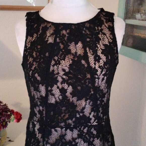 NWT Apt. 9 Black Lace Dress - Picture 2 of 10